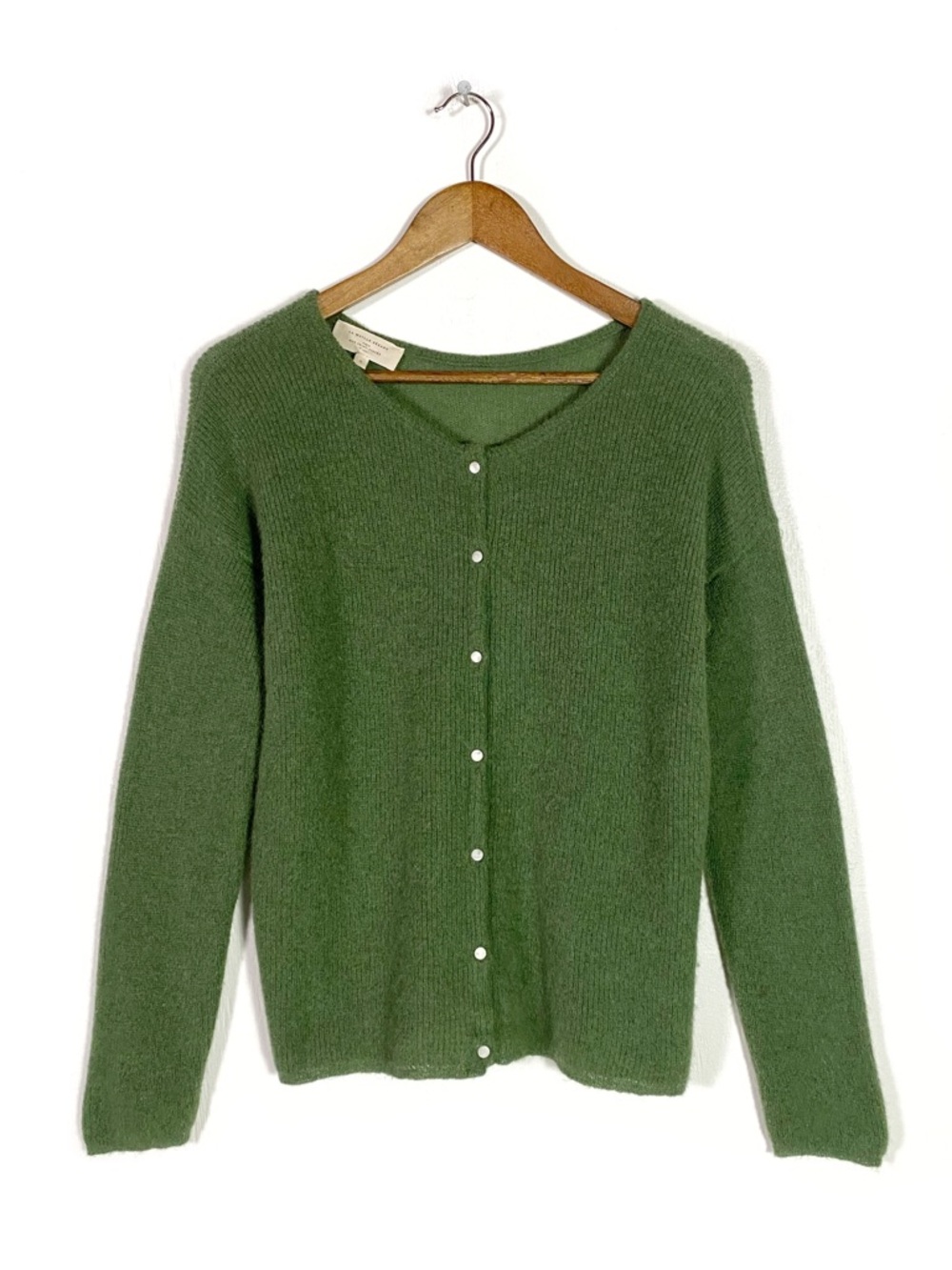 Sezane Gaspard Cardigan Green - Picture 2 of 6